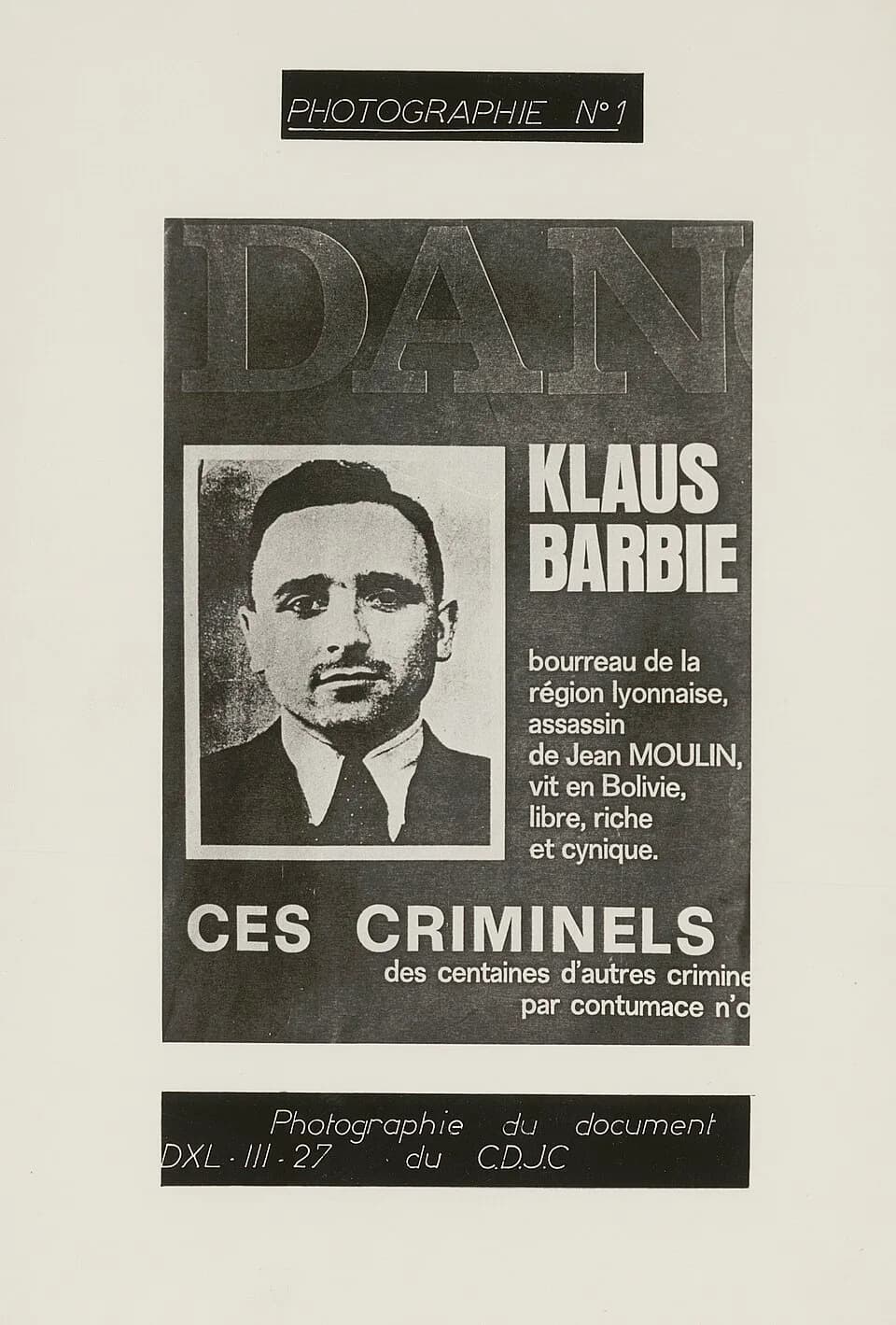 Klaus Barbie - ADRML, 4544 W 23