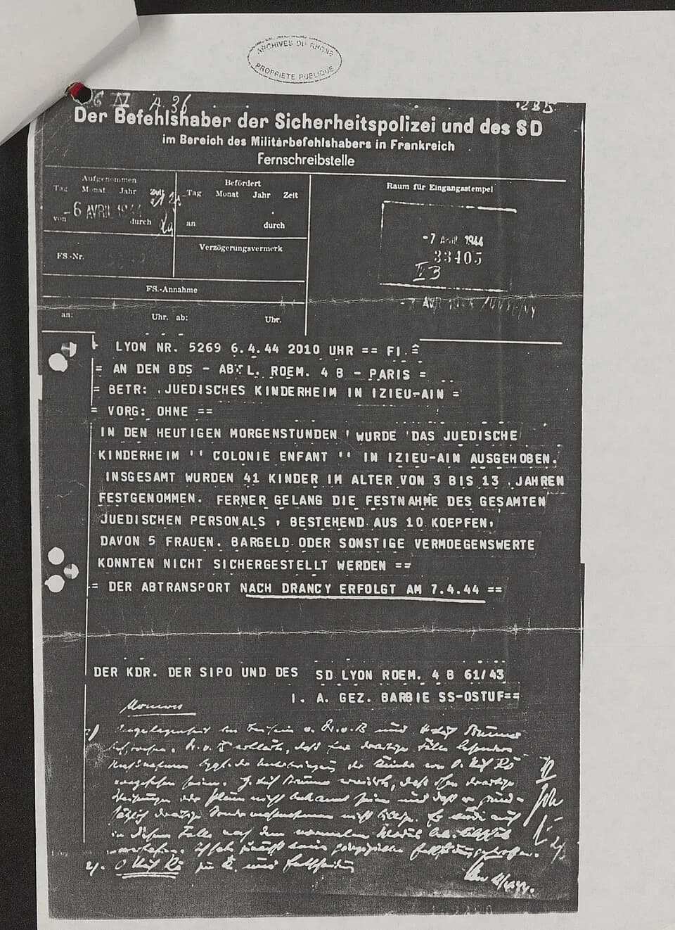 Klaus Barbie - ADRML, 4544 W 26