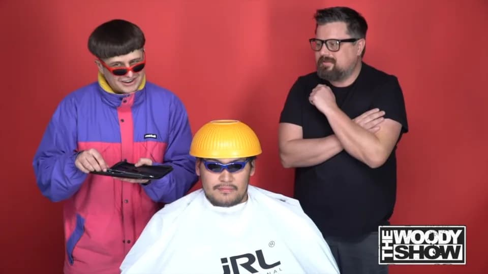 Oliver Tree - Screenshot from Oliver Tree on the Woody Show in February 2019