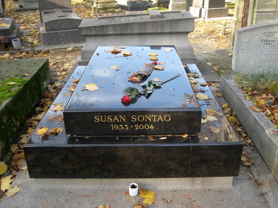 Susan Sontag - Susan Sontag's tomb, Montparnasse cemetery, Paris