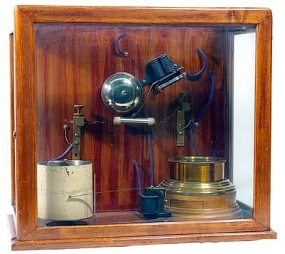 Alexander Stepanovich Popov - One of the first radio receivers, constructed by Russian engineer Alexander Stepanovich Popov in 1895 as a lightning detector. On May 7, 1895, he demonstrated the recept