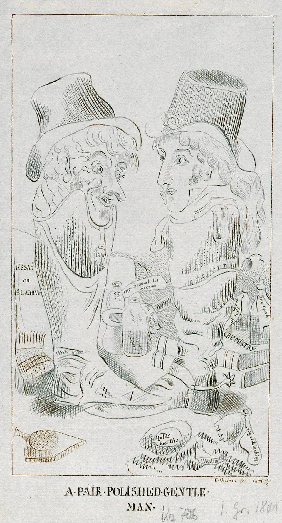 Jacob Grimm - Caricature.