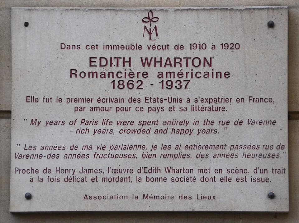 Edith Wharton - Read more about this American writer here: en.wikipedia.org/wiki/Edith_Wharton