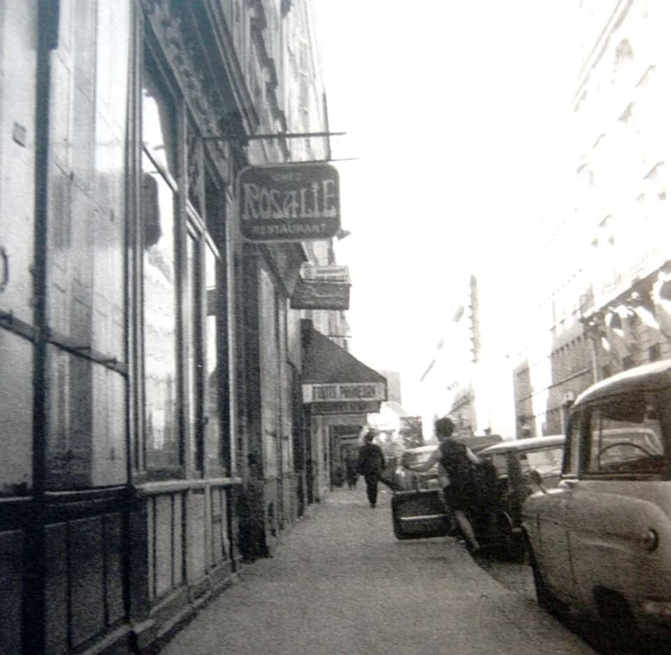 Amedeo Modigliani - Exterior view of Chez Rosalie where Amedeo Modigliani and many others used to eat.
the actual place still exists, not demolished as previous but is now just an ordinary shop