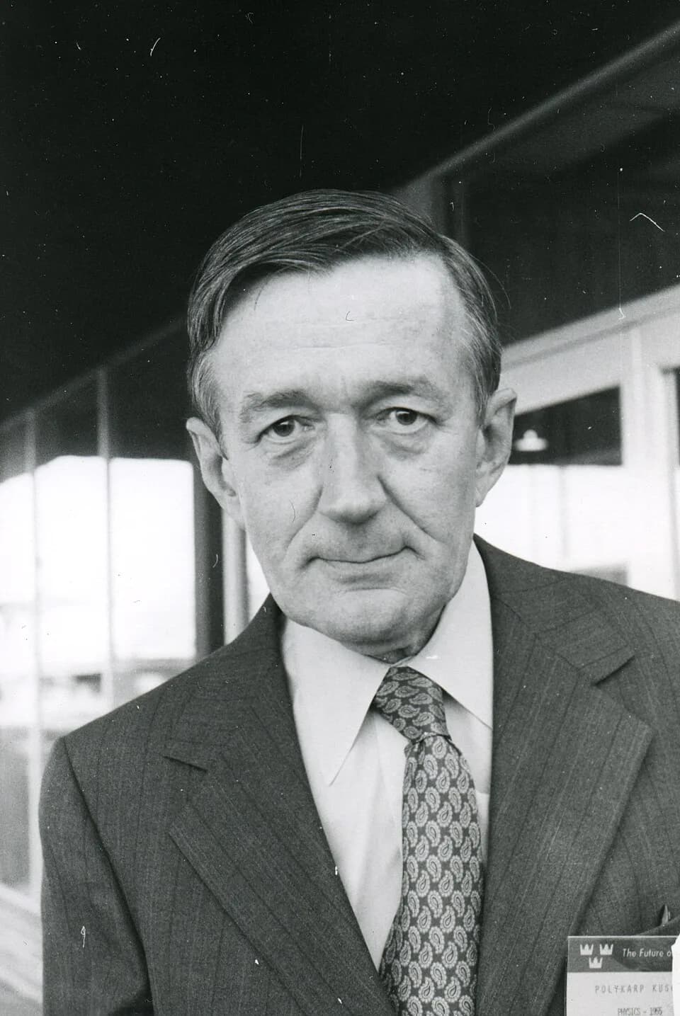 Polykarp Kusch - Informal portrait of Polykarp Kusch at Gustavus Adolphus College, Saint Peter, Minnesota.