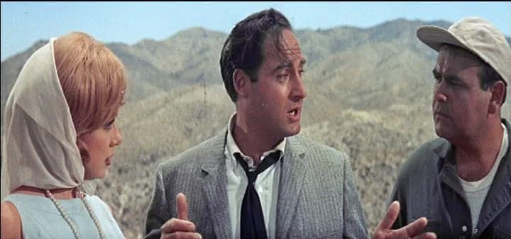Jonathan Winters - It's a Mad, Mad, Mad, Mad World. L-R: Dorothy Provine, Sid Caesar, and Jonathan Winters
