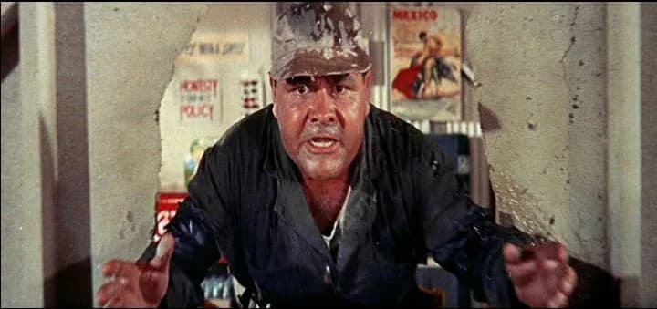 Jonathan Winters - Jonathan Winters crashes through a wall