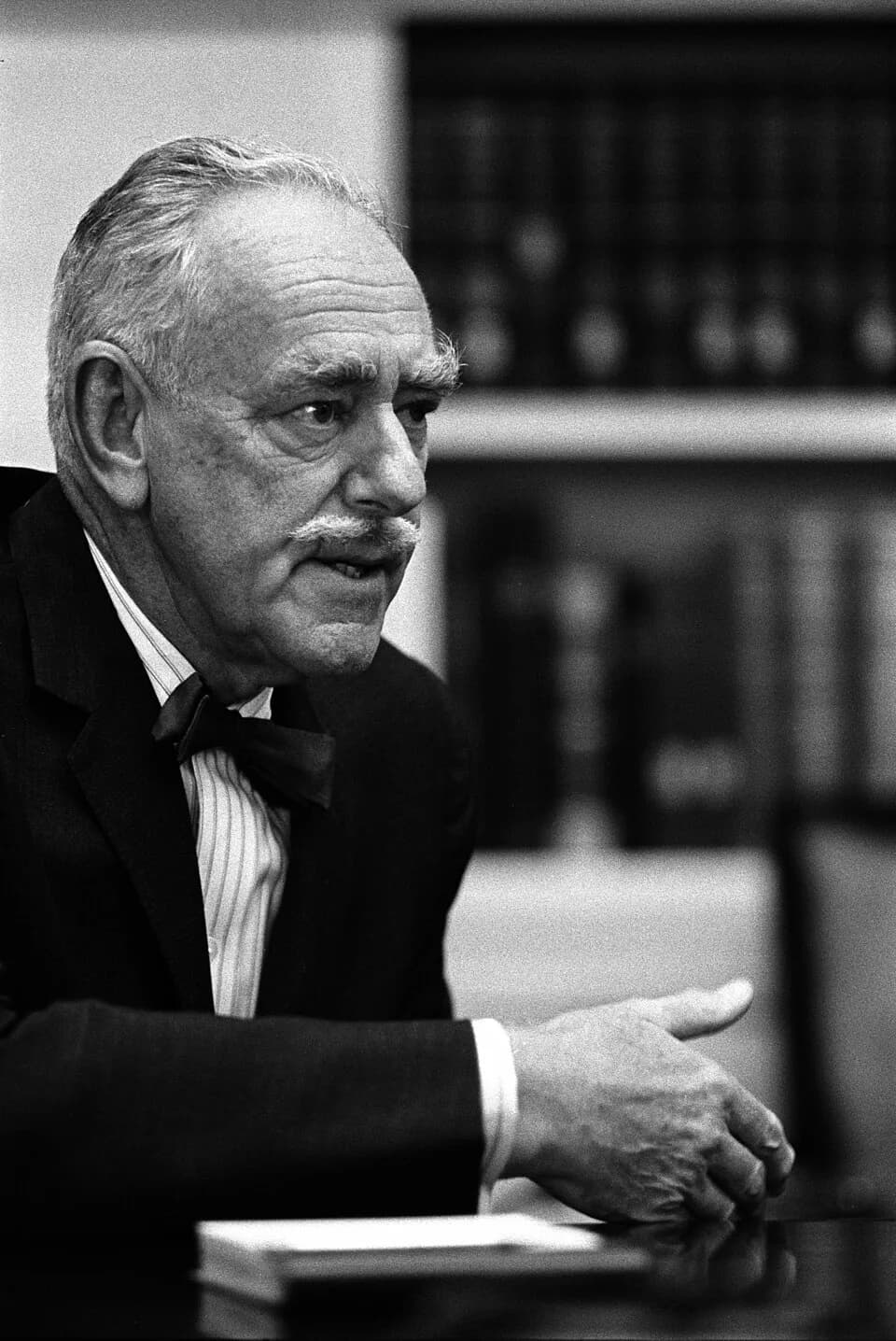 Dean Acheson - Dean Acheson at Meeting of President's consultants on Foreign Affairs (The Wise Men)