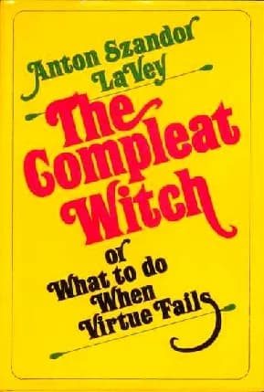 Anton LaVey - Original book cover for The Satanic Witch