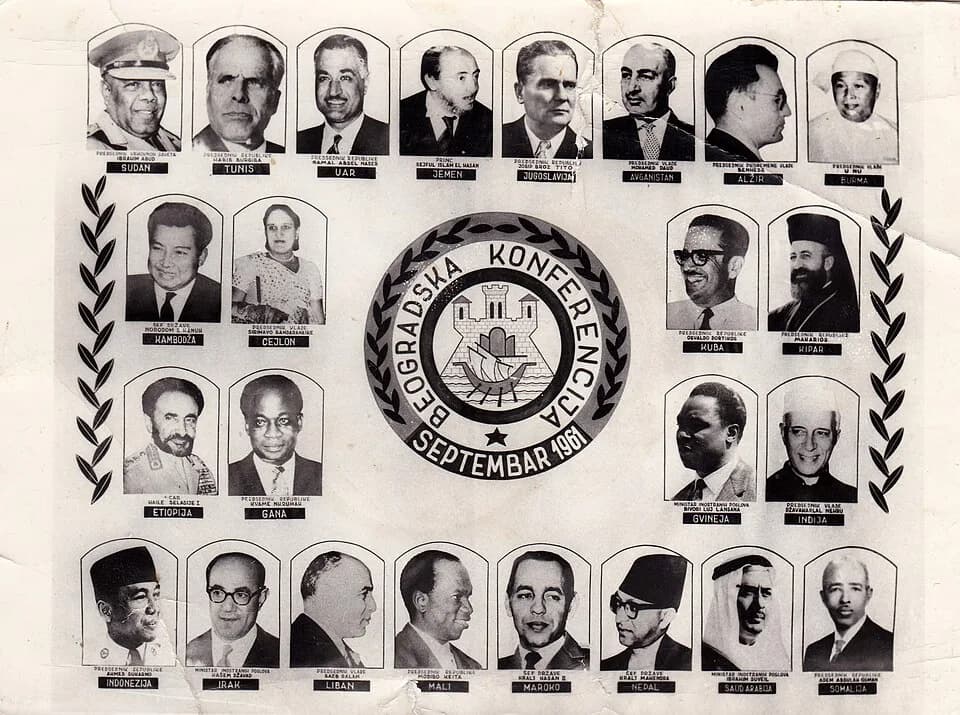 Sirimavo Bandaranaike - Belgrade Conference, September 1961.