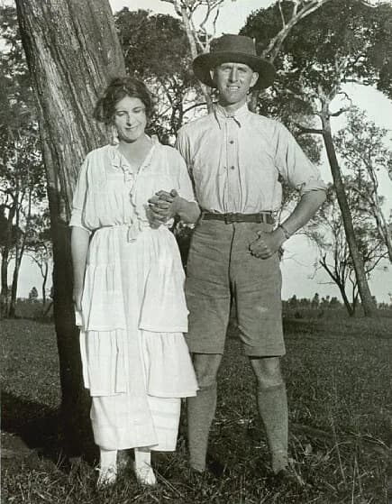 Karen Blixen - Baroness Karen Blixen and her brother, engineer Thomas Dinesen, on the baroness's African farm
