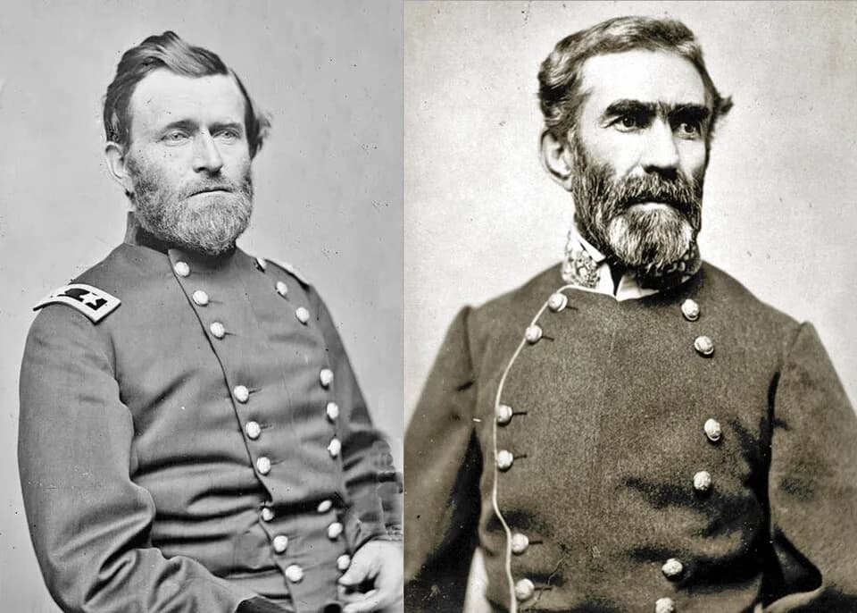 Ulysses S. Grant - Original composition by Hal Jespersen, created in Photoshop by processing portions of two public domain images from the Library of Congress (public domain because the photographers