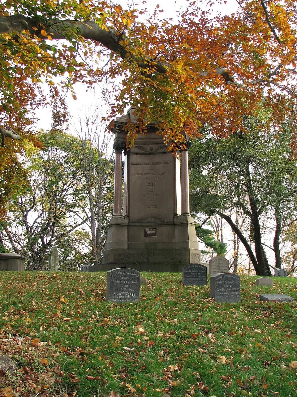 Samuel Finley Breese Morse - Samuel Morse grave in Green-Wood Cemetery, Brooklyn, NYC.