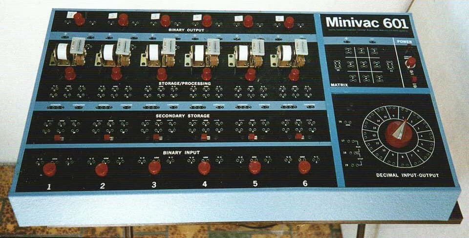 Claude Shannon - Minivac 601 computer