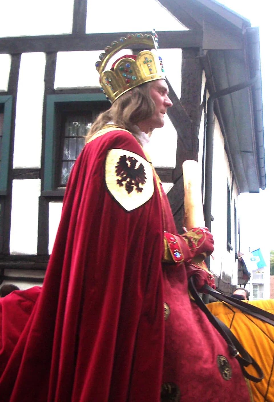 Rudolph I of Germany - Ravensburg, Rutenfest, Festzug am Rutenmontag, Rudolf von Habsburg