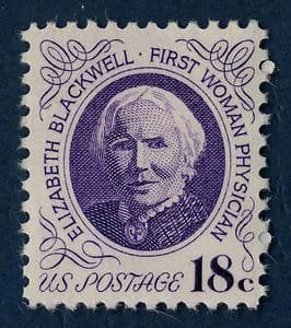 Elizabeth Blackwell - u.s. postage stamp of 1974, depicting en:Elizabeth Blackwell