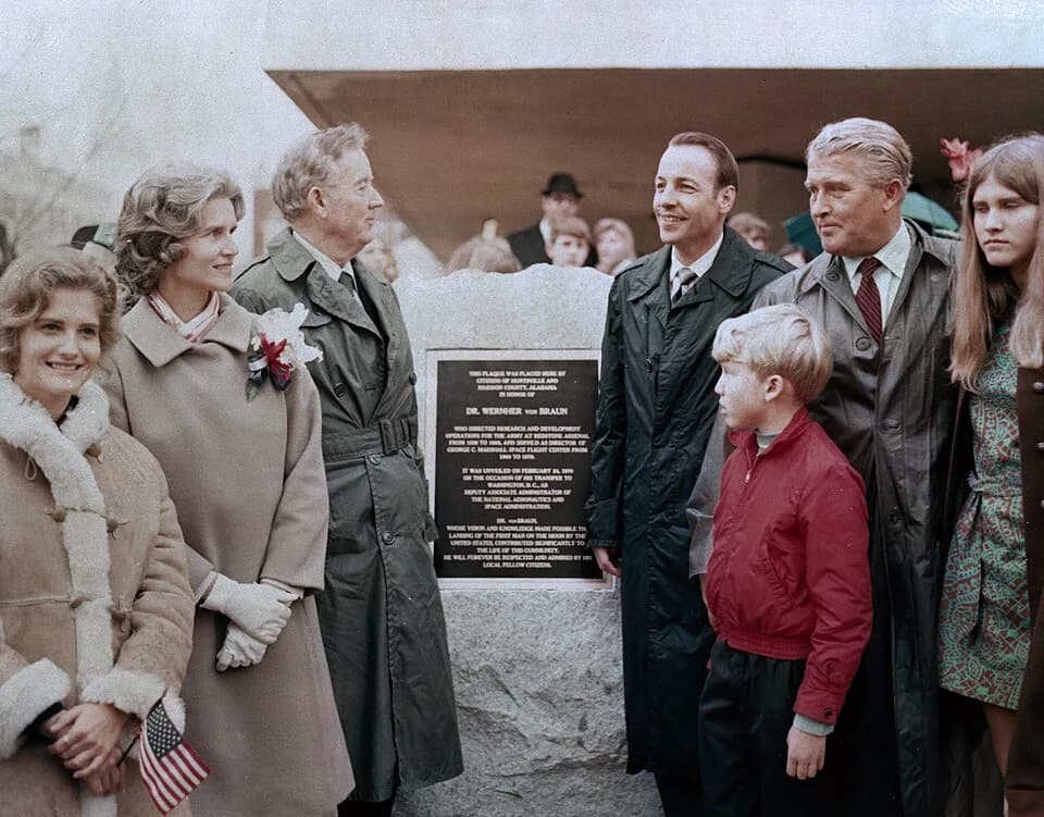 Wernher von Braun - In February 1970, MSFC Director Dr. Wernher von Braun was named NASA Deputy Associate Administrator for Planning and transferred to the Agency's Headquarters in Washington D.C. Pri