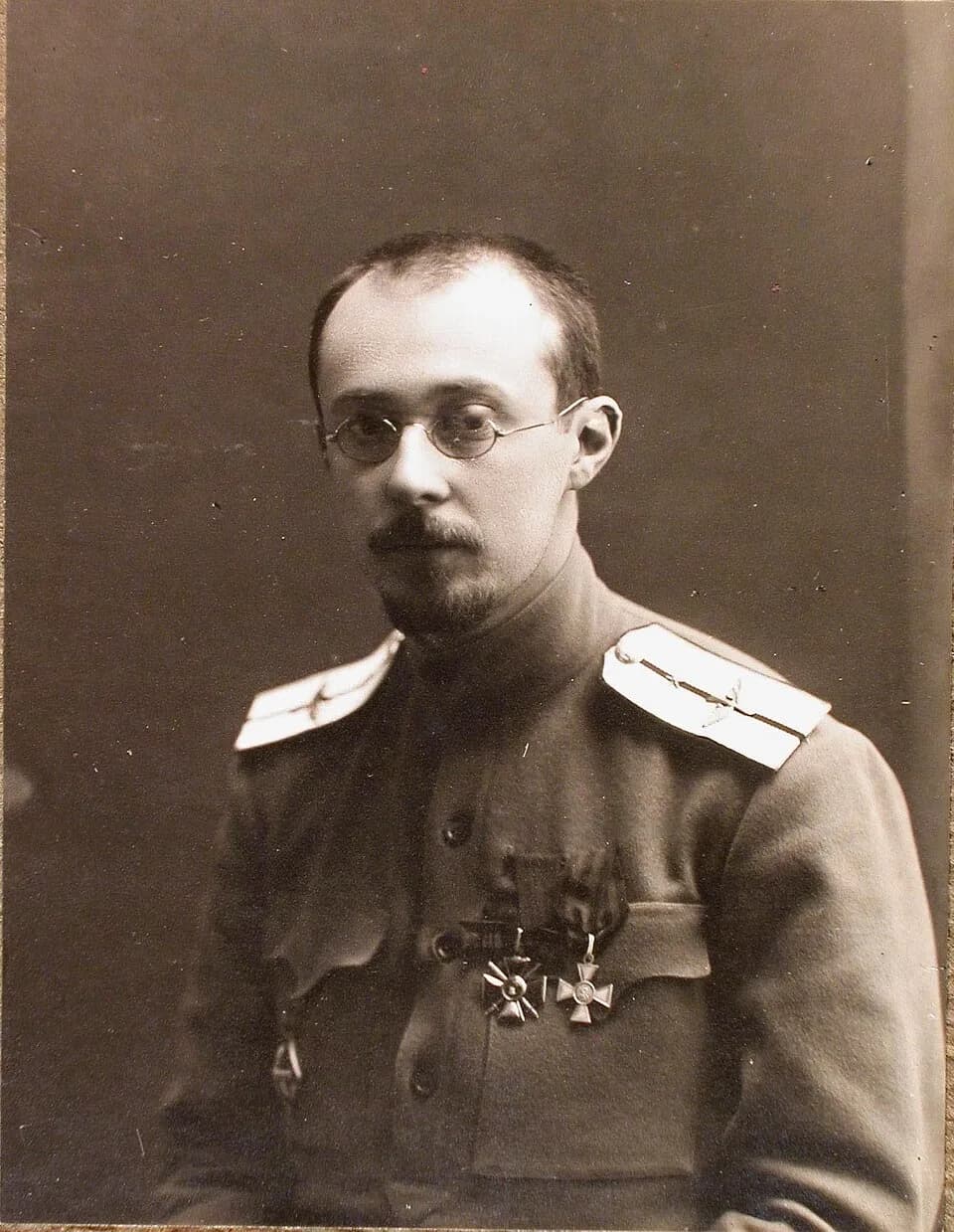 Alexander Friedmann - Портрет прапорщика А.А. Фридмана, преподавателя киевской военной школы лётчиков-наблюдателей