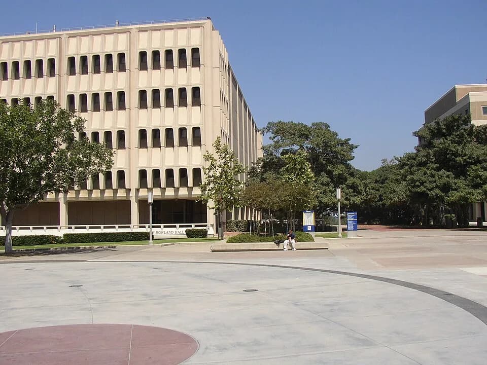 F. Sherwood Rowland - A picture of Rowland Hall at University of California. Part of the Physical Sciences section of campus. This is the main building for the Chemistry Department