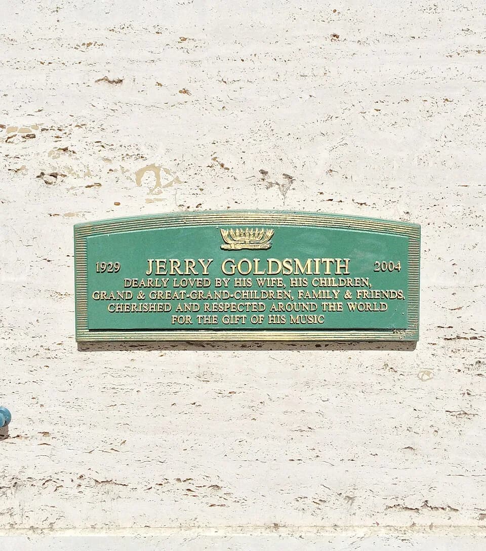 Jerry Goldsmith - Crypt of Jerry Goldsmith at Hillside Memorial Park.
