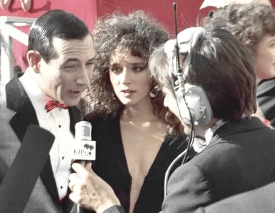 Paul Reubens - Pee Wee Herman on the red carpet at the 60th Annual Academy Awards, 4/11/88 -