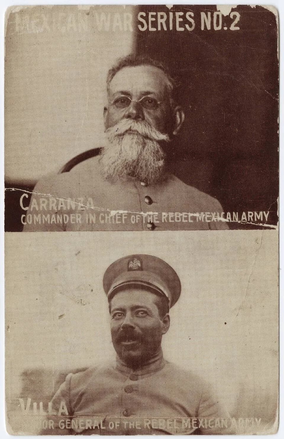 Venustiano Carranza - Postcard or print of a photo taken during the Mexican Revolution.