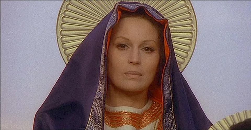Silvana Mangano - Screenshot del film Il Decameron (1971).