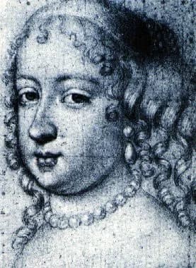 Maria Theresa of Spain - Sketch of Marie Thérèse of Austria, Infanta of Spain, Infanta of Portugal, Archduchess of Austria, Queen of France
