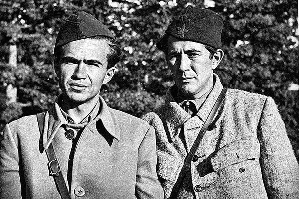 Milovan Đilas - Ivo Lola Ribar i Milovan Đilas, kolege sa Pravnog fakulteta u ratu.