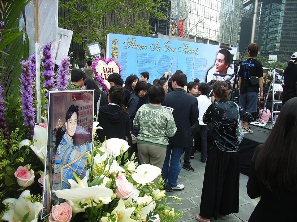 Leslie Cheung - Mr Leslie Cheung, 張國榮逝世周年紀念日 2006年4月1日 香港 中環康樂廣場