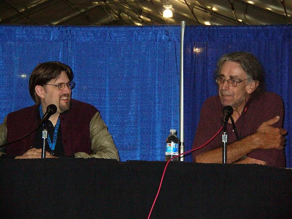 Peter Mayhew - C. Andrew Nelson and Peter Mayhew at Super-Con 2009 in San Jose, California.