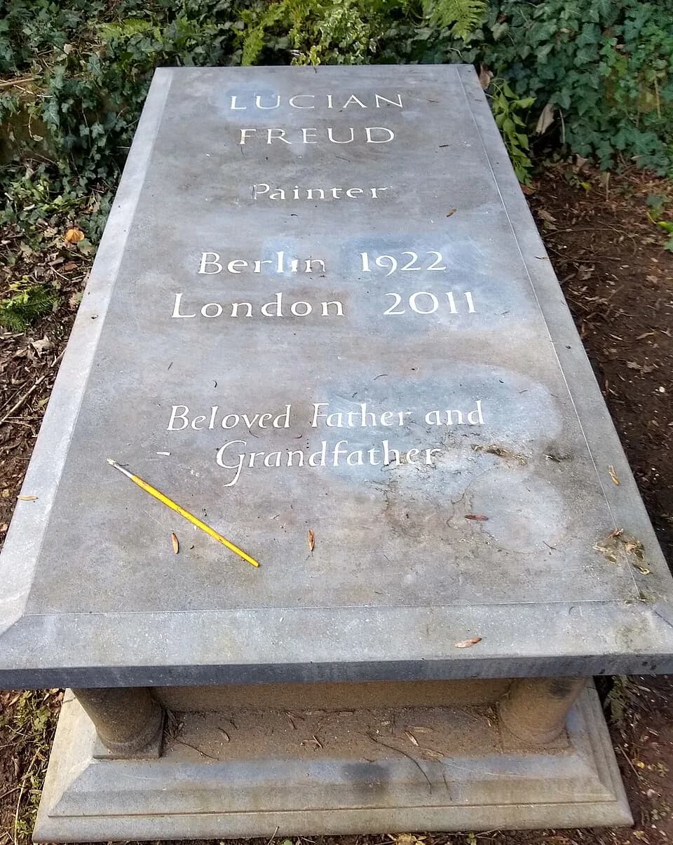 Lucian Freud - Grave of Lucian Freud at Highgate Cemetery