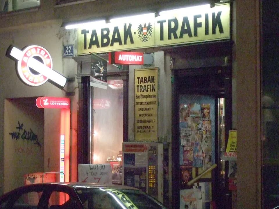 Otto Bauer - Tabak-Trafik in Wien / Vienna