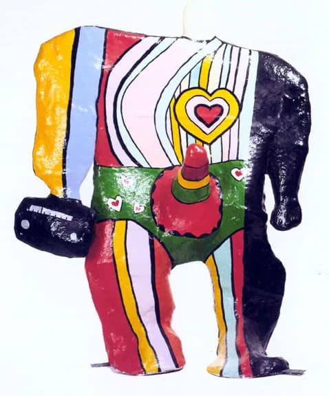 Niki de Saint Phalle - Niki de Saint Phalle, Adam, image from the Macedonian Museum of Contemporary Art, Thessaloniki, Central Macedonia, Greece