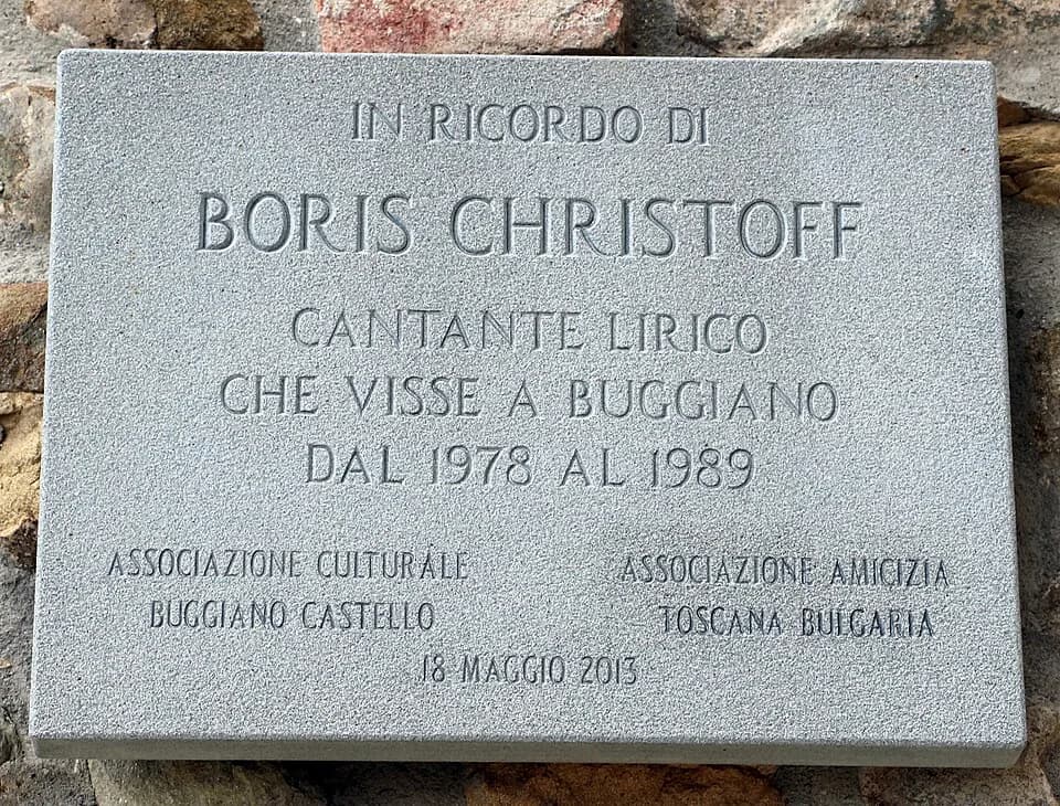 Boris Christoff - Buggiano Castello