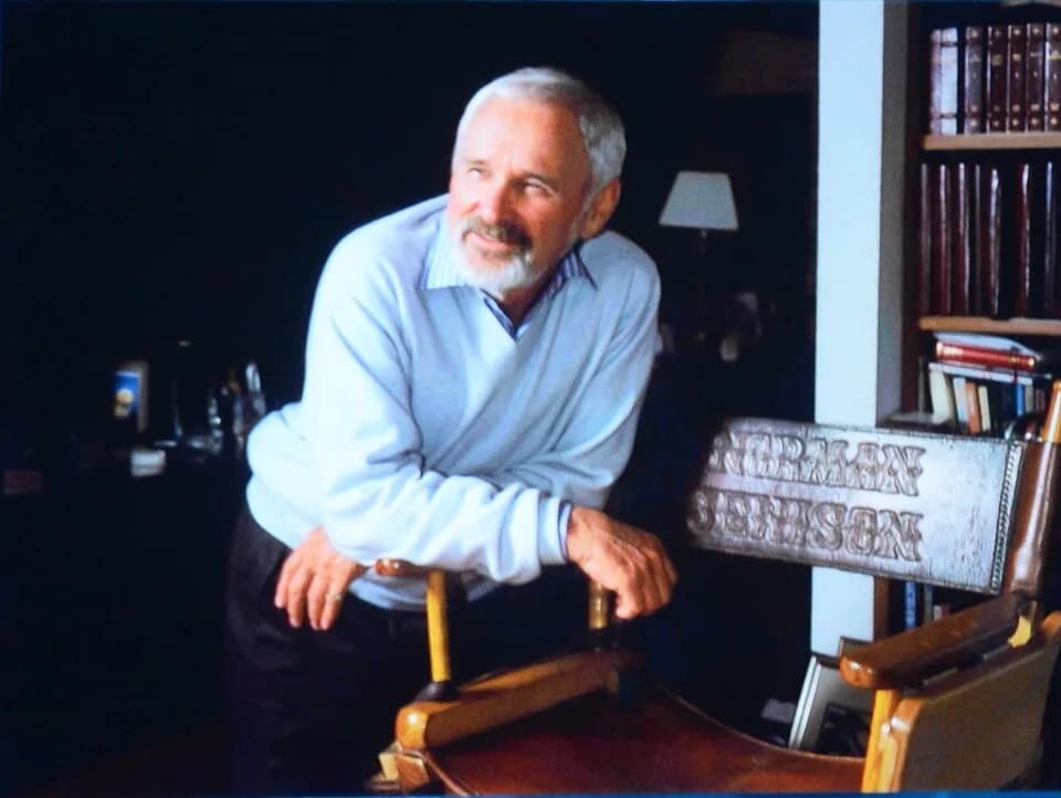 Norman Jewison - A vintage photo of Norman Jewison, just one of many photos shared on the slideshow loop throughout the 2018 CFC Annual Gala & Auction.
Photo: Sam Santos/George Pimentel Photograp