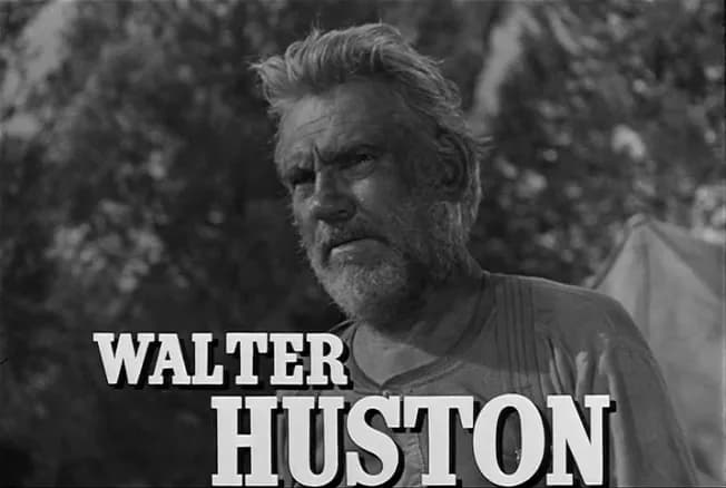 Walter Huston - Cropped screenshot of Walter Huston from the trailer for the film The Treasure of the Sierra Madre.