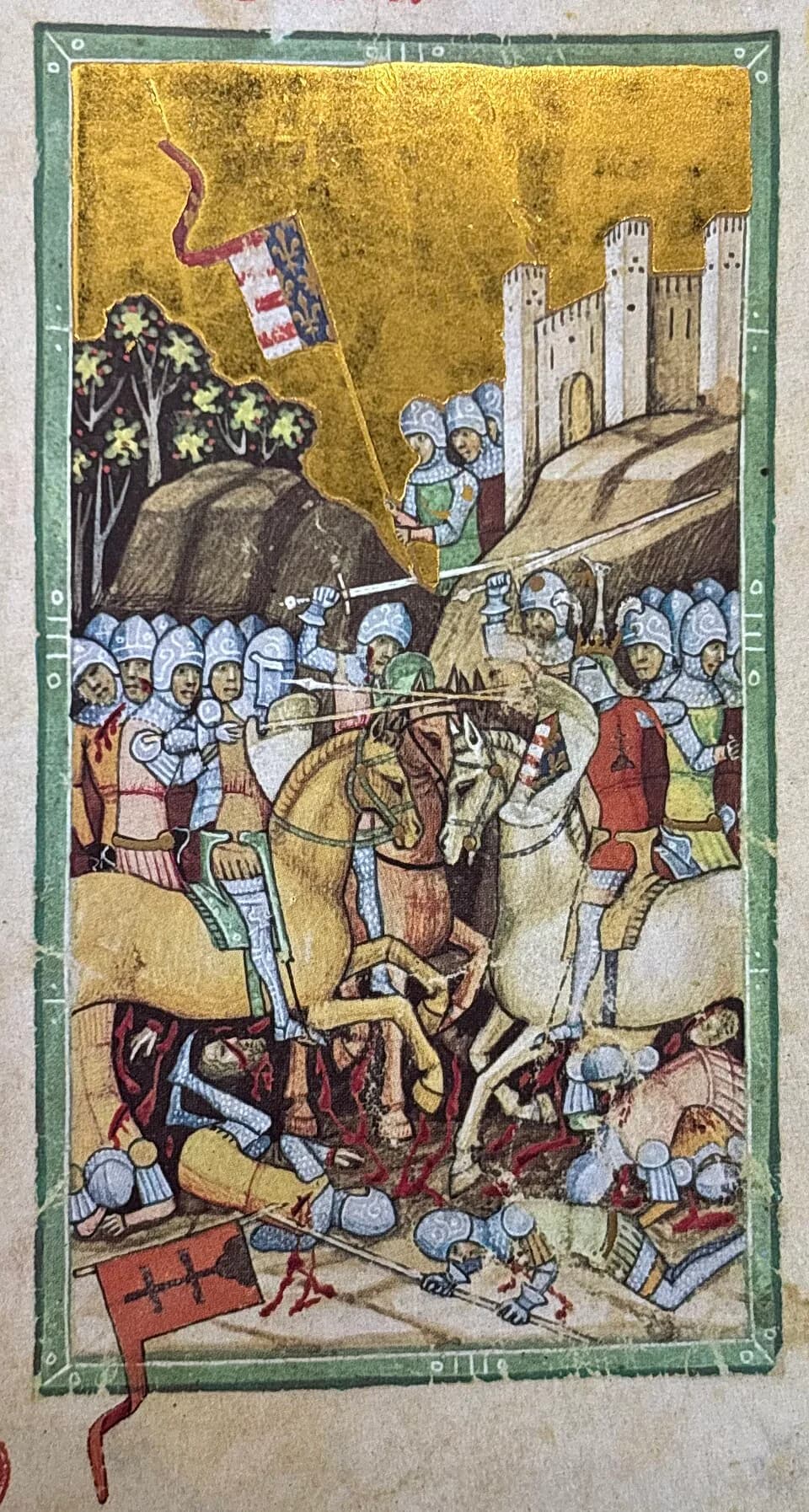 Charles I of Hungary - Chronicon Pictum / Illuminated Chronicle (Page 137) - Battle of RozgonyThe Battle of Rozgony (1312). The battle was the most significant engagement of King Charles I of Hungary'