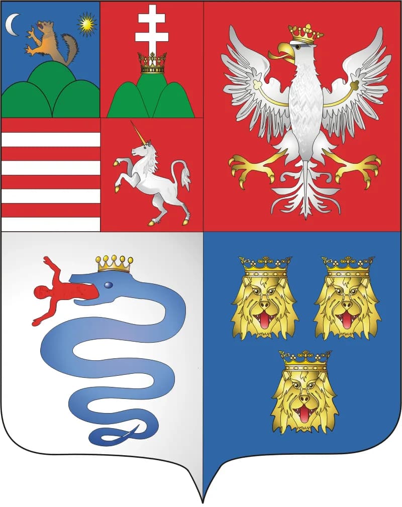 John Zápolya - Coat of arms of Szapolyai János Zsigmond (18 July 1540 in Buda, Hungary – 14 March 1571, Gyulafehérvár, Transylvania). COA of Szapolyai János Zsigmond / COA Jana II Zaygmunta Zapolyia (