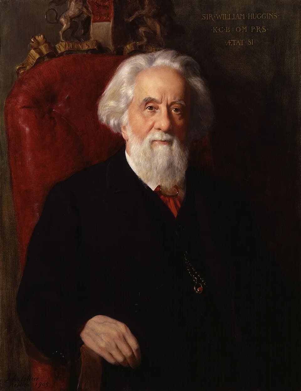 William Huggins - Sir William Huggins by John Collier.jpg