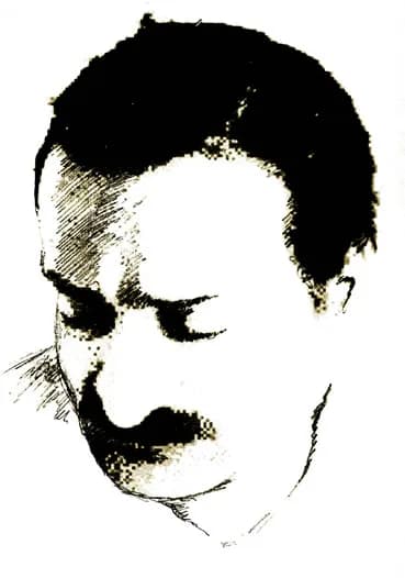 Meher Baba - Drawing of Meher Baba from Photo.