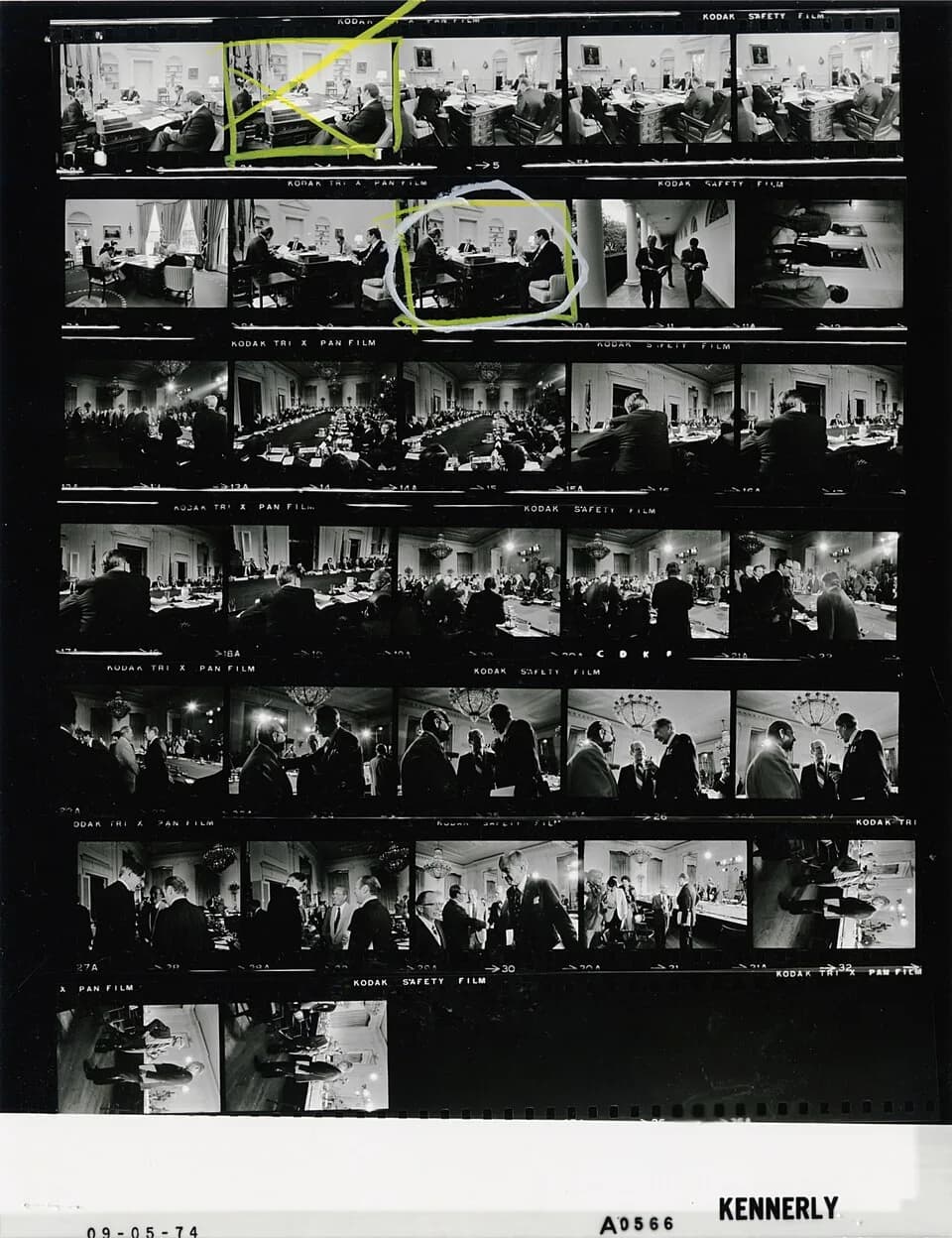 Milton Friedman - The photo contact sheet, identified as A0566 by the White House Photographic Office (WHPO), is housed at the Gerald R. Ford Presidential Library, a branch of the National Archives an