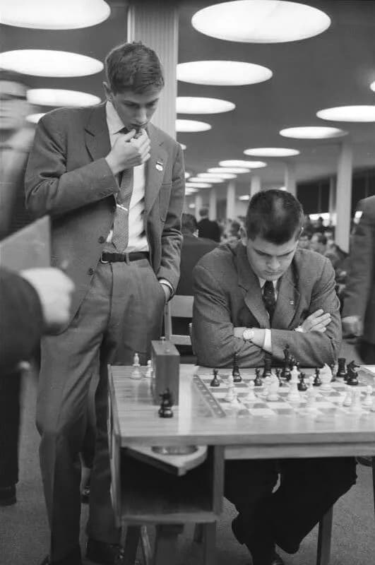 Bobby Fischer - For documentary purposes the German Federal Archive often retained the original image captions, which may be erroneous, biased, obsolete or politically extreme. Germany Zentralbild/Ko