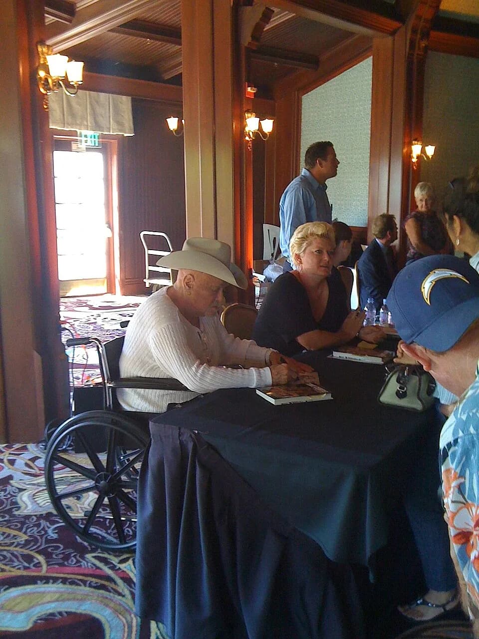 Tony Curtis - At the Del for the Some Like It Hot 50th Anniversary.