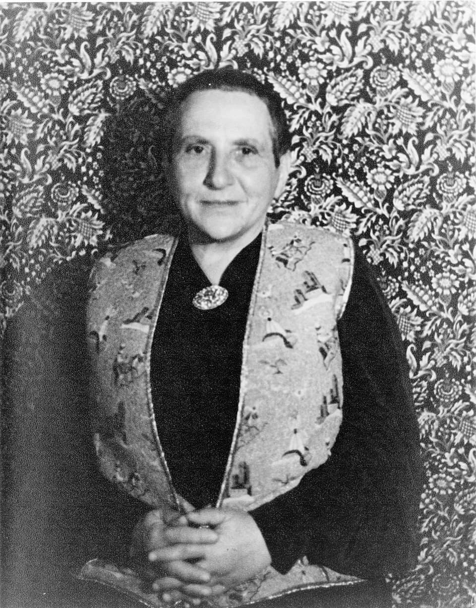 Gertrude Stein - Portrait of Gertrude Stein, New York (1934 November 4)