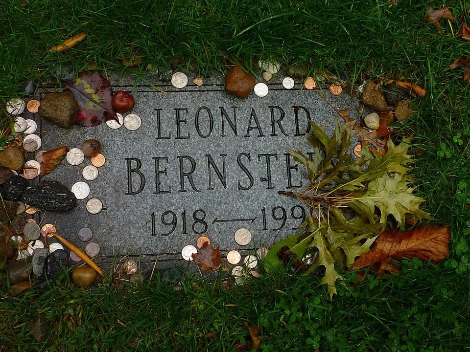 Leonard Bernstein - Grave of Leonard Bernstein, Green-Wood Cemetery, Brooklyn