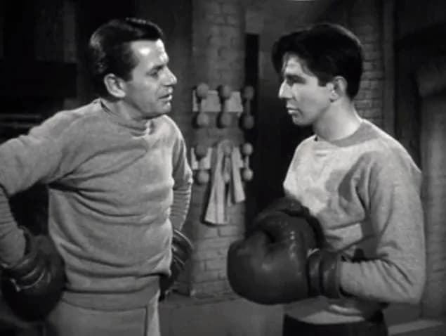 Leonard Nimoy - Richard Rober (left) & Leonard Nimoy in Kid Monk Baroni - cropped screenshot