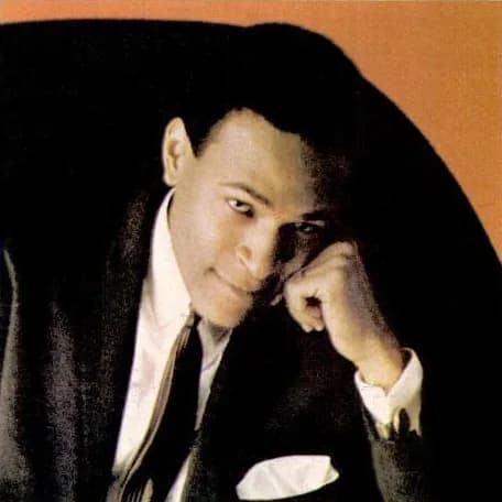 Marvin Gaye - Trade ad for Marvin Gaye's single "Ain't That Peculiar".To better adapt it to his respective Wikipedia article, the ad was cropped and cleaned in a graphics editing program. The original