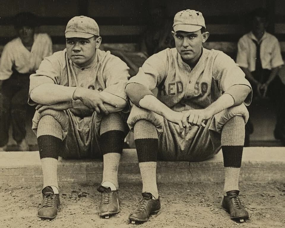 Babe Ruth - American major league baseball pitchers Babe Ruth and Ernie Shore, while members of the Boston Red Sox