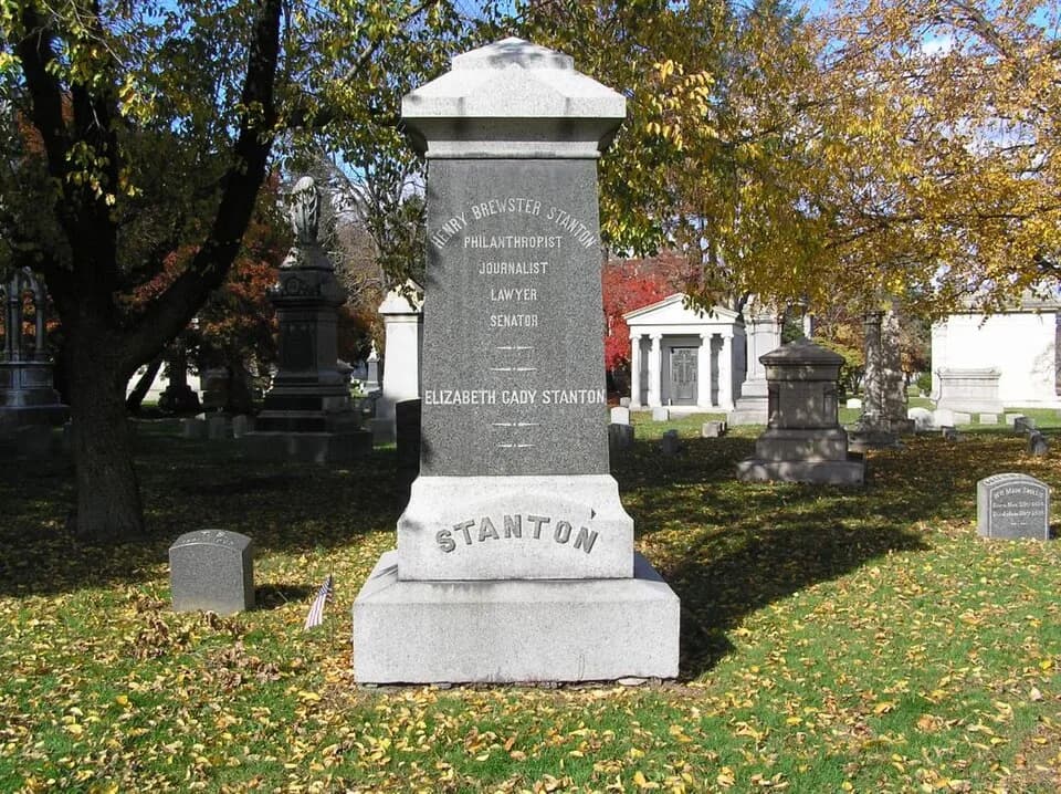 Elizabeth Cady Stanton - The monument of Elizabeth Cady Stanton in Woodlawn Cemetery, Bronx, NY